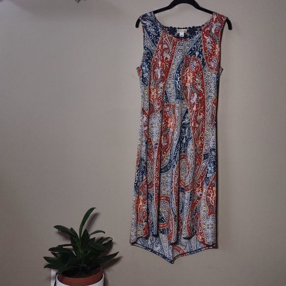 ‎World Unity Sleeveless Dress Sz M - Picture 1 of 9